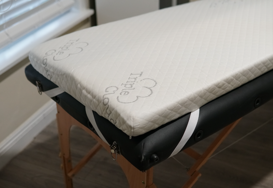  Massage Table Memory Foam Topper with Breathe  Hole,Square/Round/Trapezoidal Head Lash Bed Topper,Spa Bed Cushion  Topper,3/4/5/6cm Thick Protective Pad for Beauty Salon,6cm/2.4,S 70x190cm  : Beauty & Personal Care